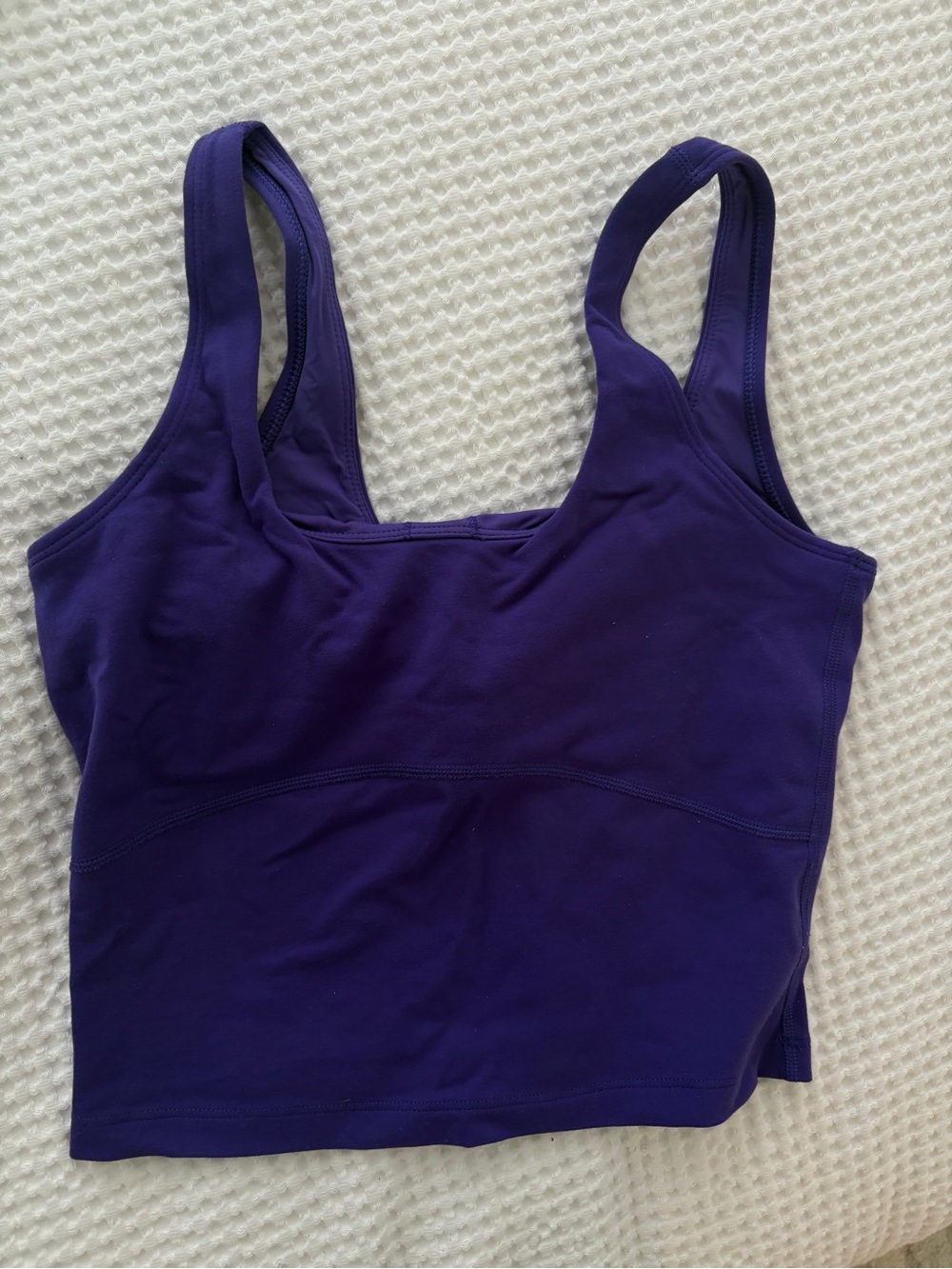 Purple Women's TNA Active Tank with built in sports bra - Comfortable Support